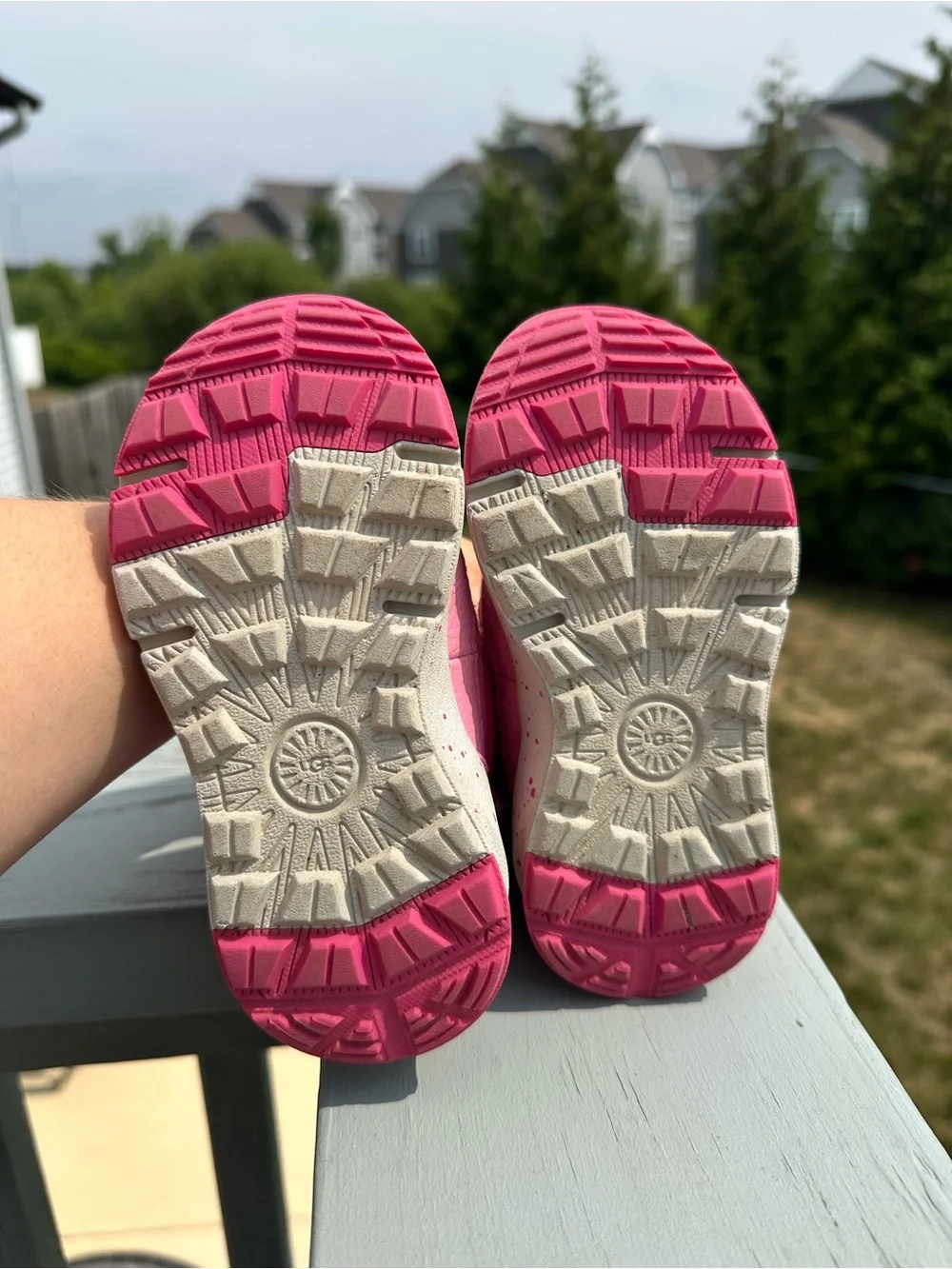 Ugg | Pink Dannie Weather Proof Waterproof Boots | Size 8